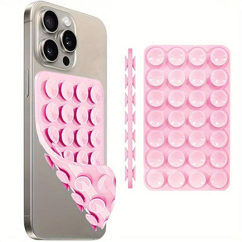 Double sided Silicone suction Phone grip holder
