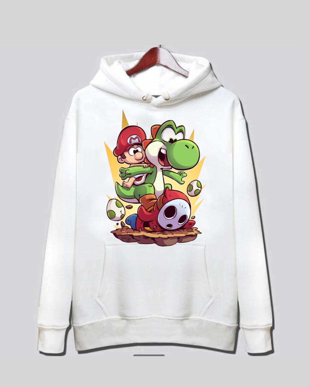 Mario Hoodie Kids Sizes