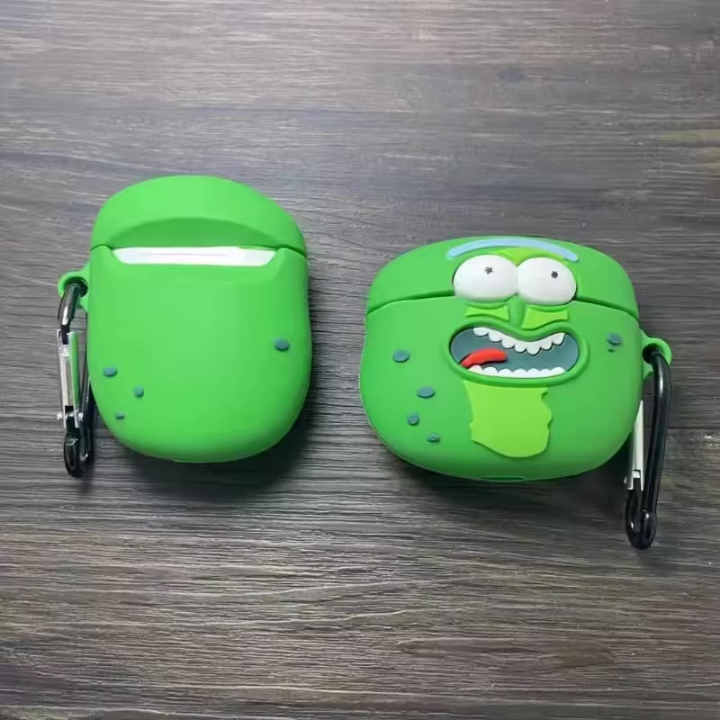 Pickle Rick airpods case