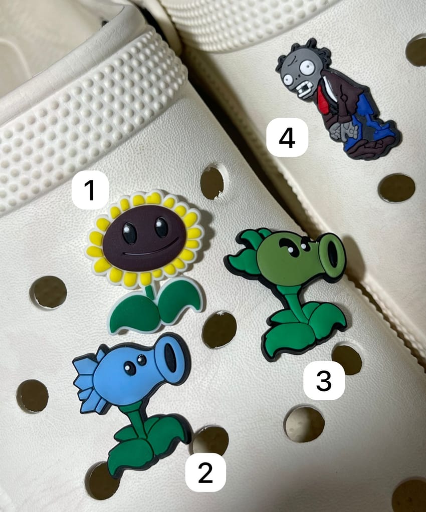 Plants vs Zombies charms