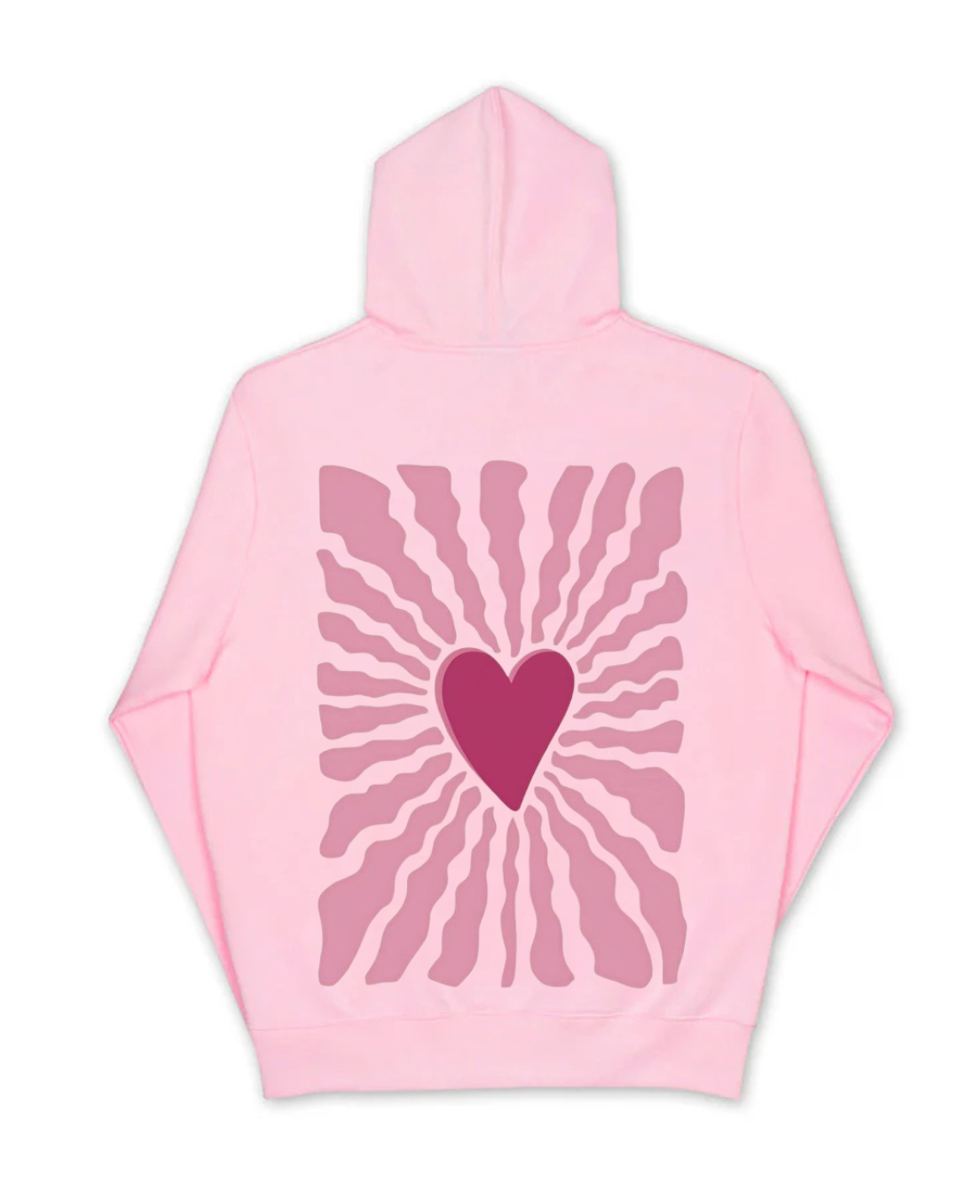 Heart hoodie - Back print