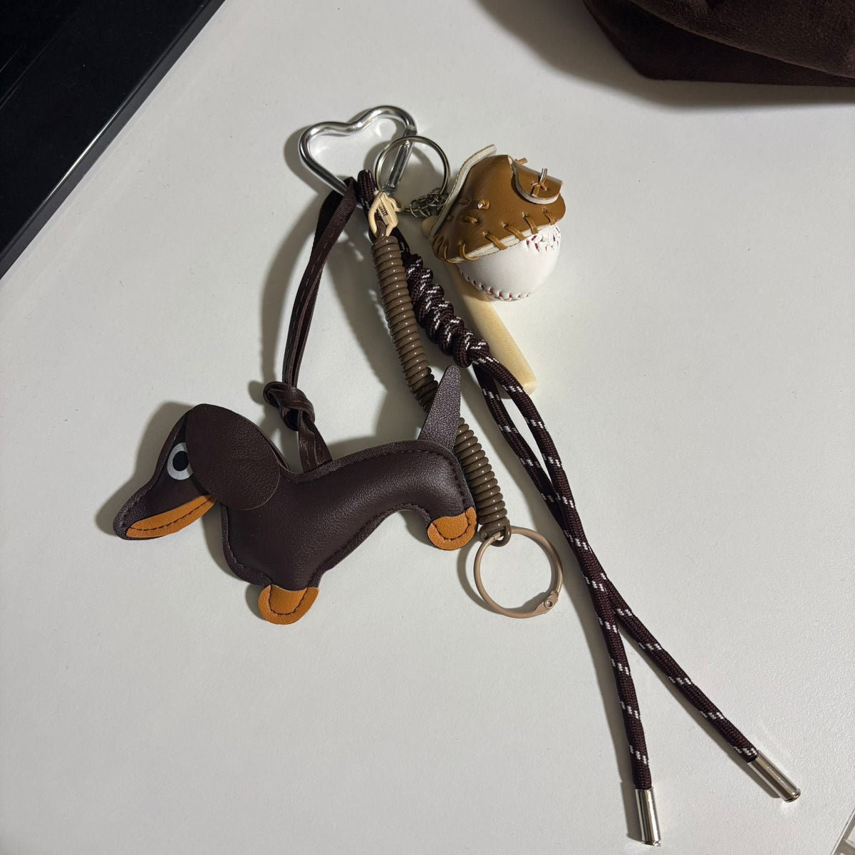 Dog and Baseball Glove Keychain Accessory - Photo 4 | Pinky Promise