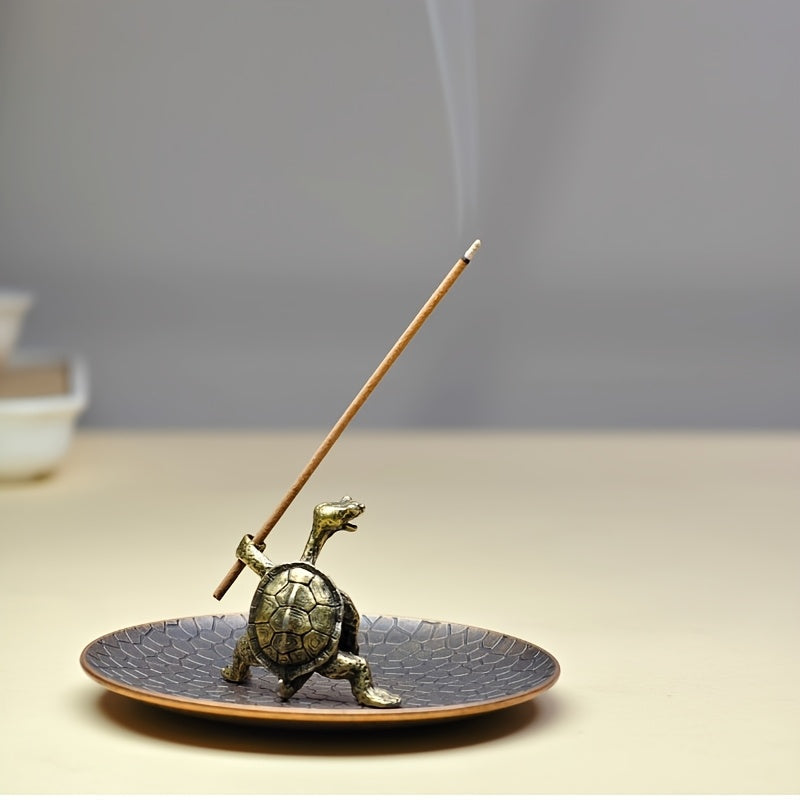 Ninja Turtle Brass Incense Holder / Bakhur Holder & Ash Catcher Tray - Photo 4 | Pinky Promise