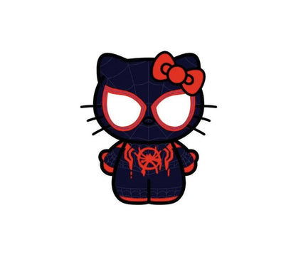 Hello kitty x spiderman Enamel Pin