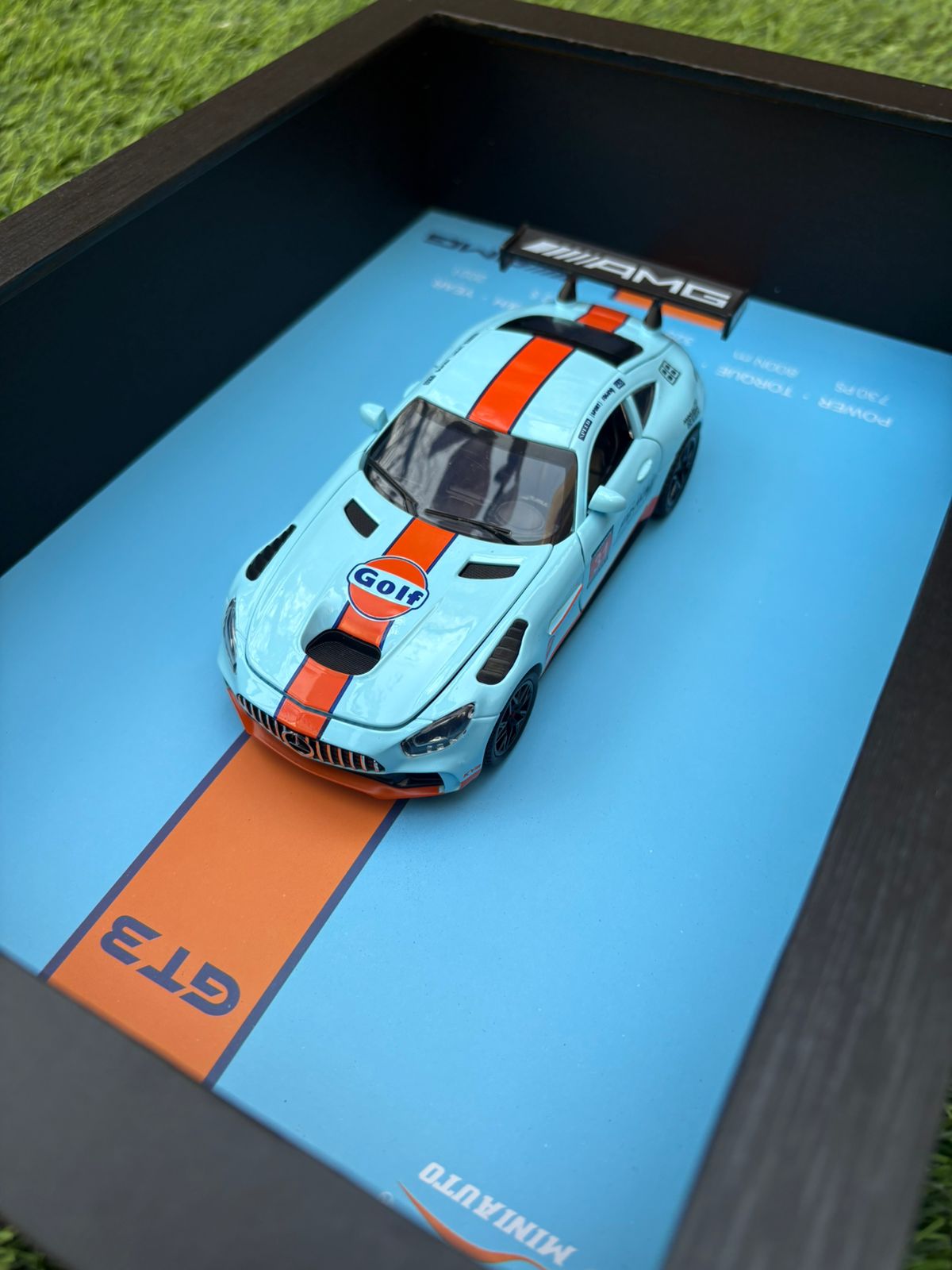 Mercedes - AMG GT3 – 3D Framed Diecast Wall Art (32cm x 23cm)