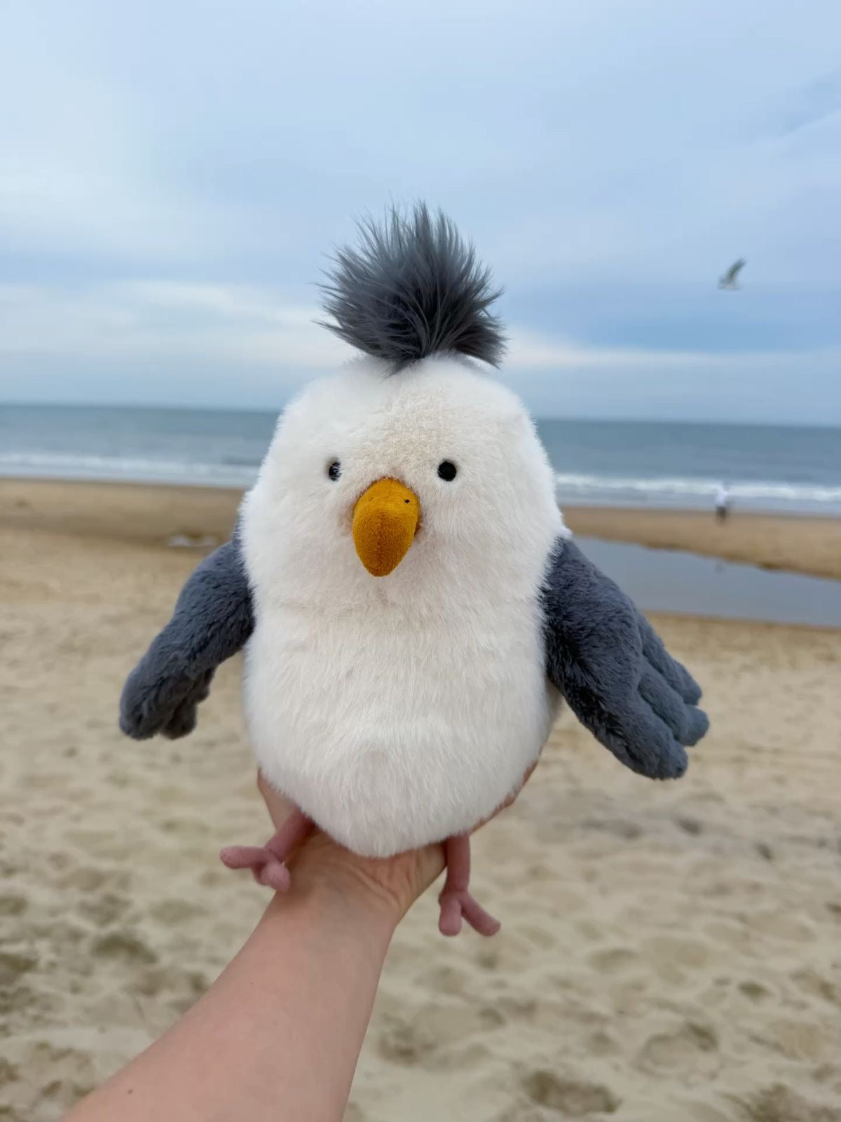 Seagull plush toy - 25 cm