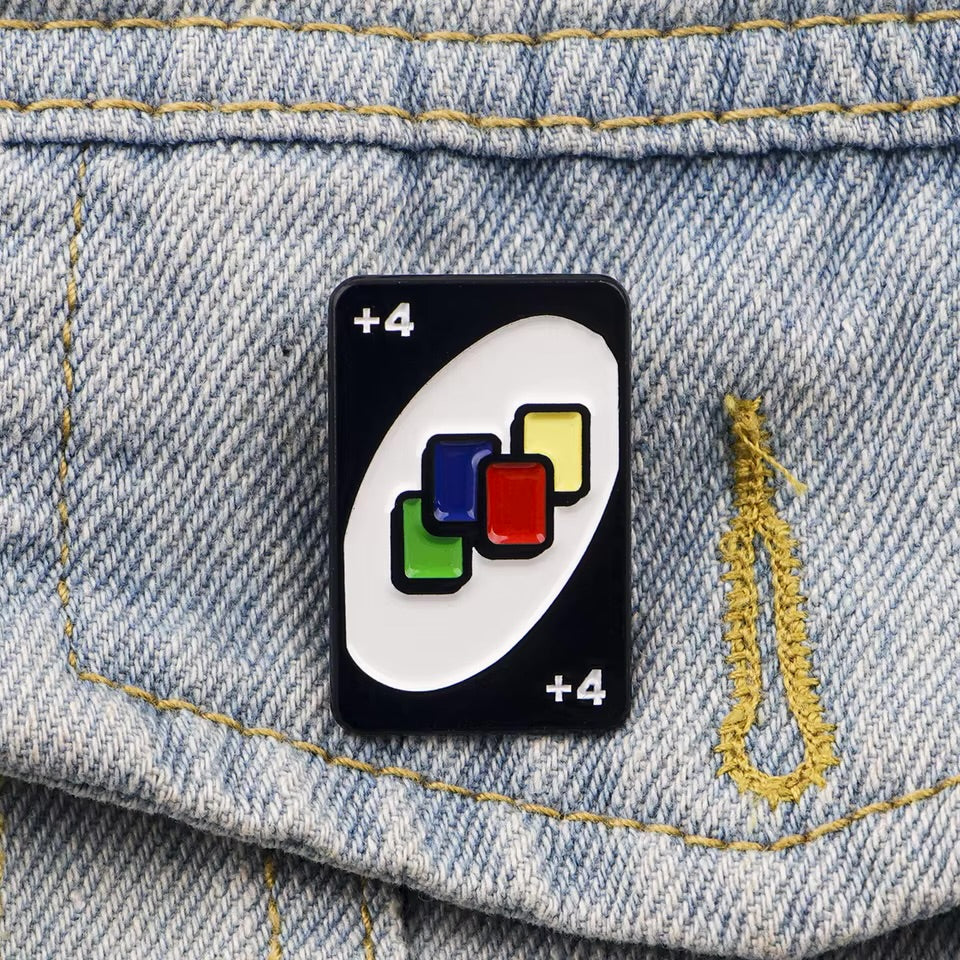 plus 4 Enamel Pin