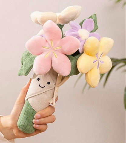 Flower bouquet plush - 30 cm