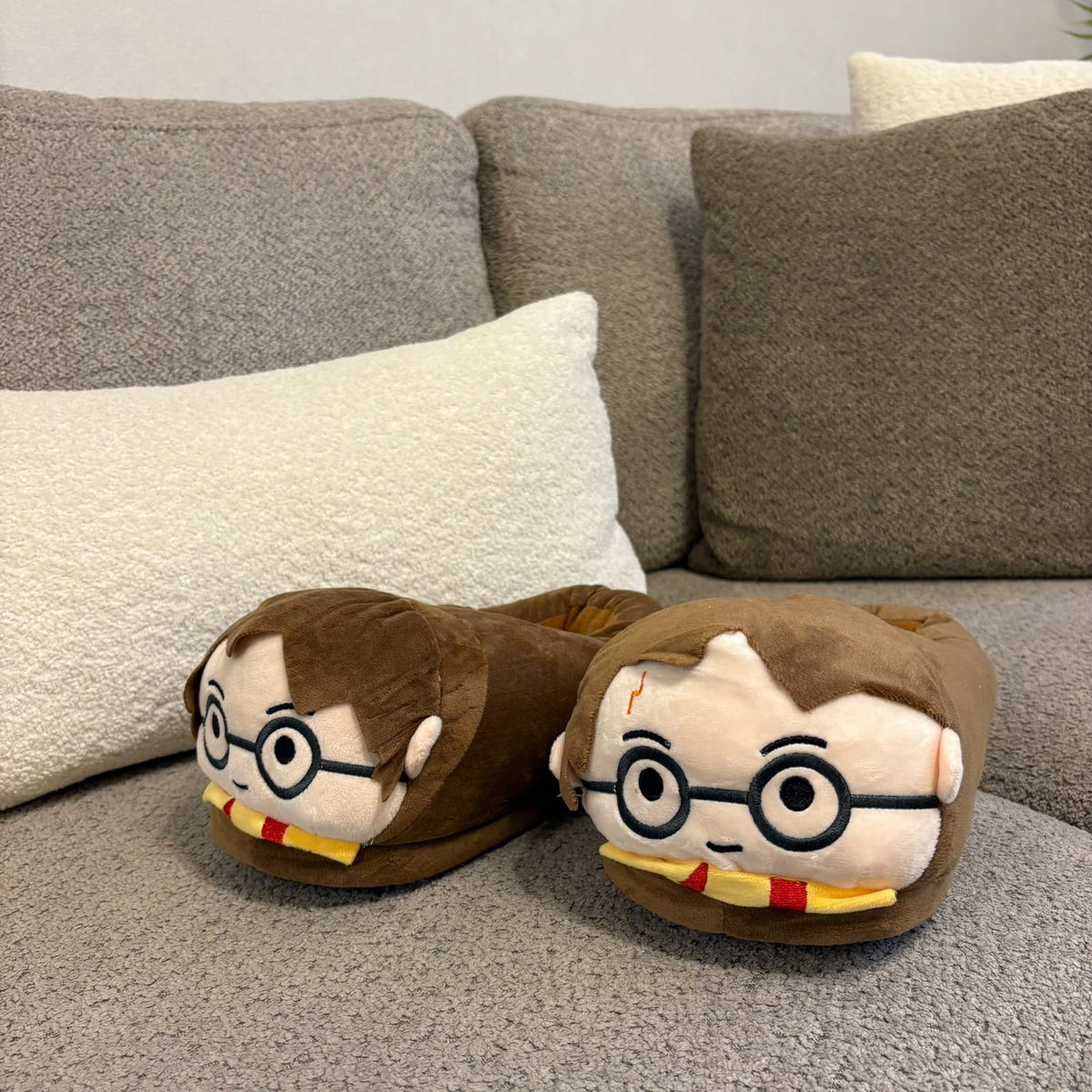 Harry Potter Plush House Slippers (Size  35-42) – Soft Plushie Slippers