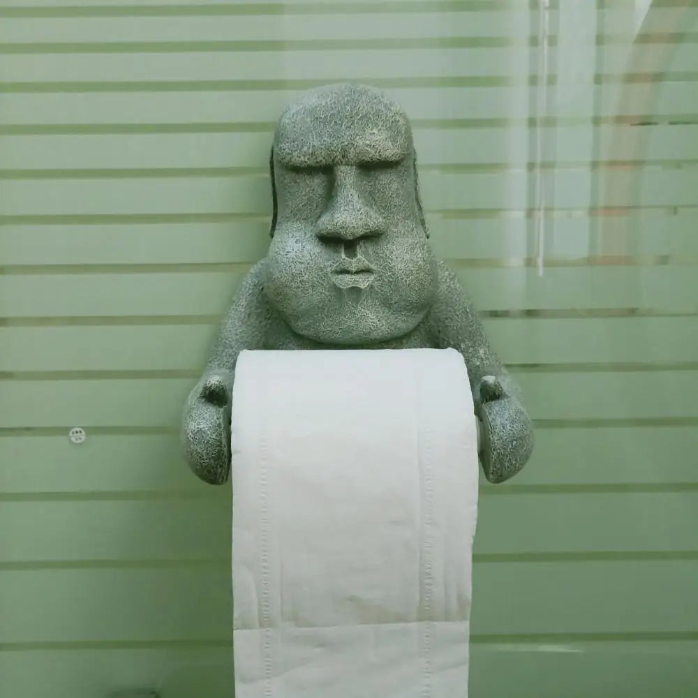 Funny toilet paper roll holder