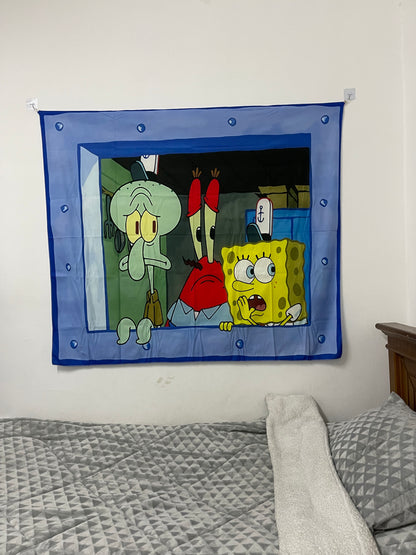 Spongebob room tapestry