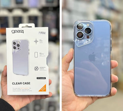 Clear protective phone case