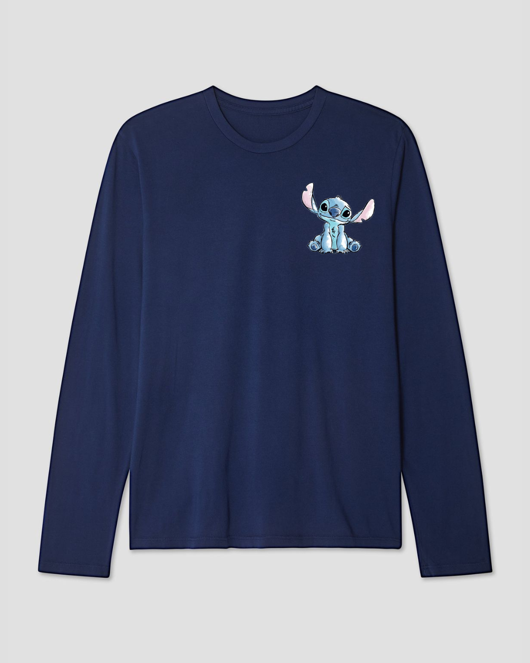 Stitch Long Sleeve Cotton T-shirt
