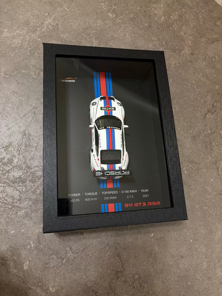 3D Car Frame Wall Art - Porsche 911 GT3 RSR with Specs – 32cm x 23cm - Photo 10 | Pinky Promise