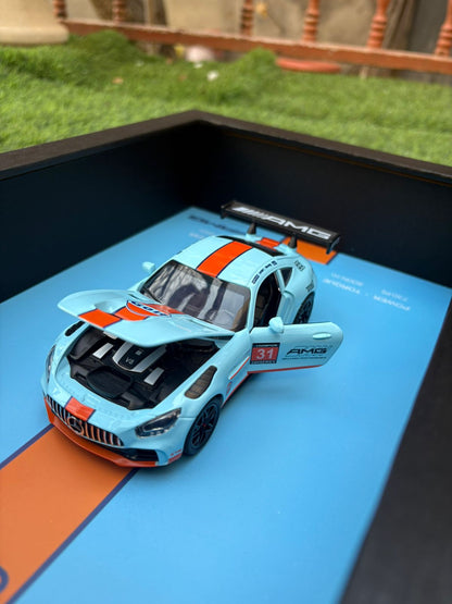 Mercedes - AMG GT3 – 3D Framed Diecast Wall Art (32cm x 23cm)