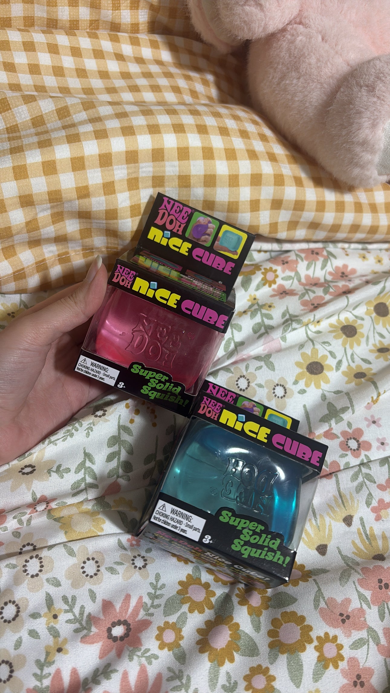 Translucent Squishy Ice Cube Fidget Toy | Stress & Anxiety Relief Sensory Cube