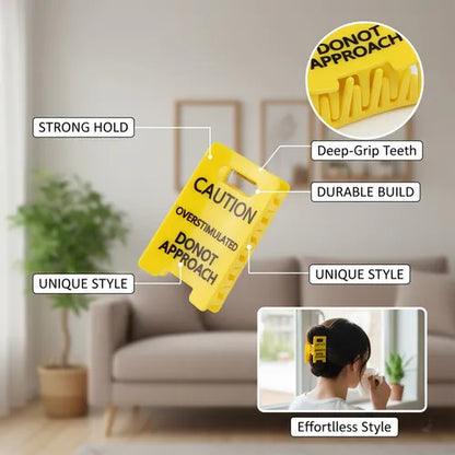 Over-simulated Funny hair clip