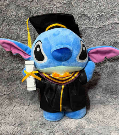Stitch graduation Plush