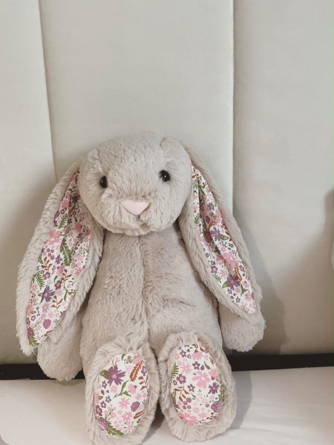 Floral Bunny plush - Biege - 30 cm