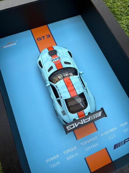 Mercedes - AMG GT3 – 3D Framed Diecast Wall Art (32cm x 23cm)