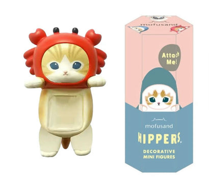 Decorative mini cat figures - hippers - blind box