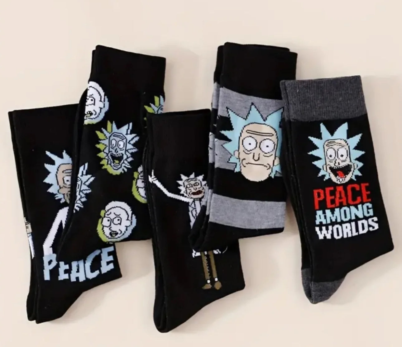 Rick and Morty socks