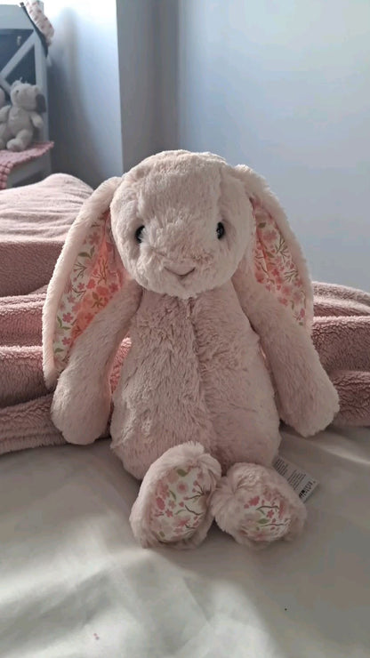 Floral Bunny plush - Pink - 30 cm
