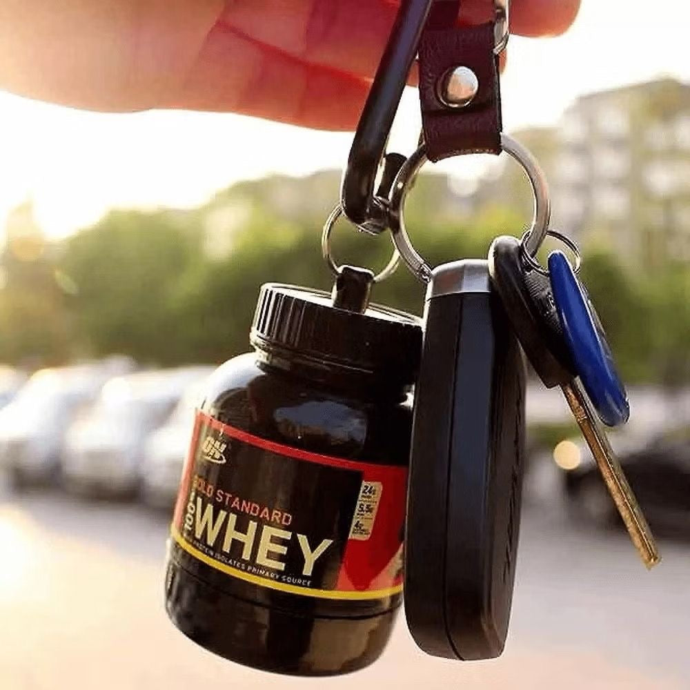 Protein gym keychain