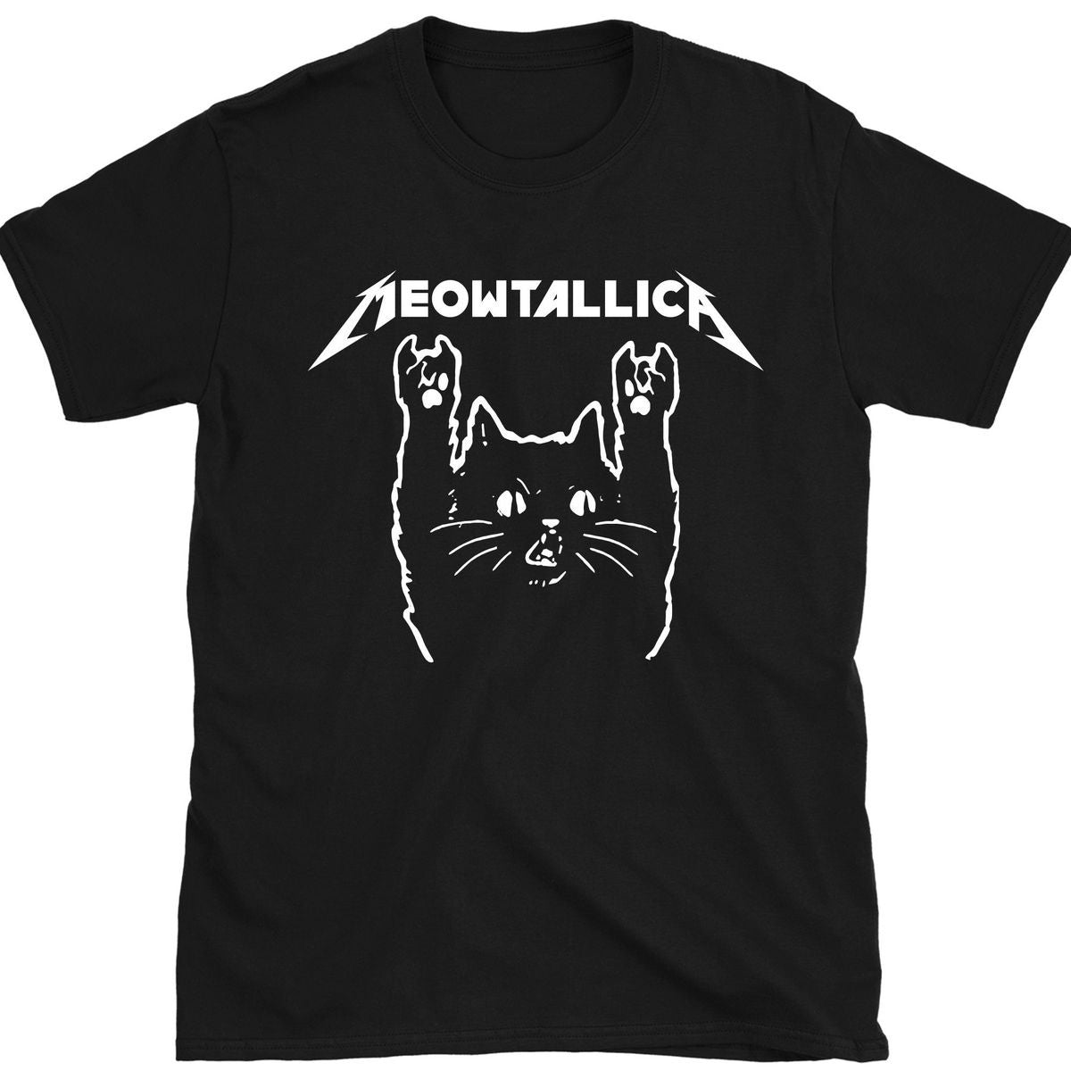 Meowtallica t-shirt Kids Sizes