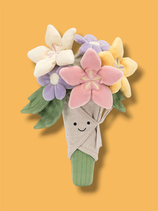 Flower bouquet plush - 30 cm