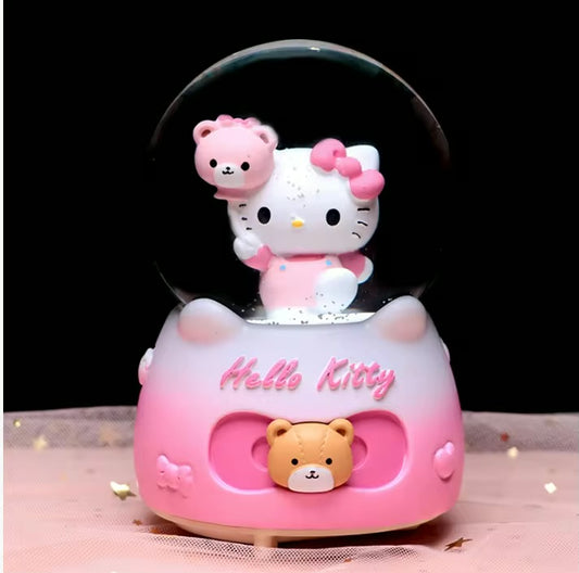 Hello kitty snow globe