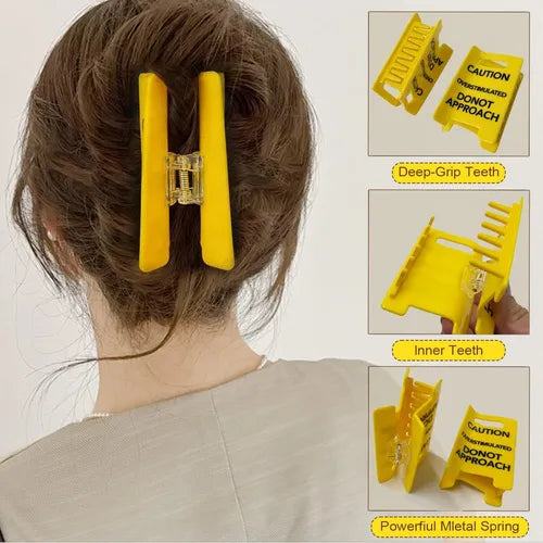 Over-simulated Funny hair clip