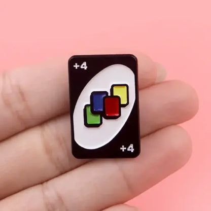 plus 4 Enamel Pin