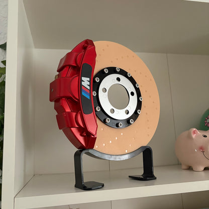 Rechargeable LED Brake Disc Desk Lamp – Cordless Red Glow Racing Caliper Light