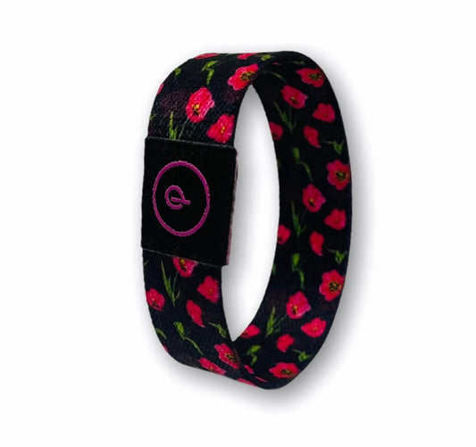 Red roses wrist band