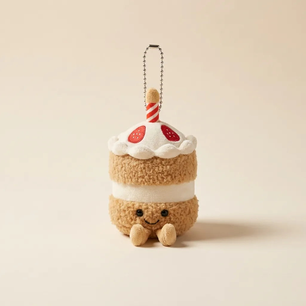 Cupcake Plush Keychain - 10 cm