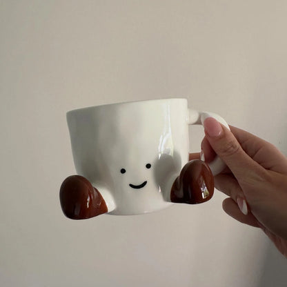 Cute face mug