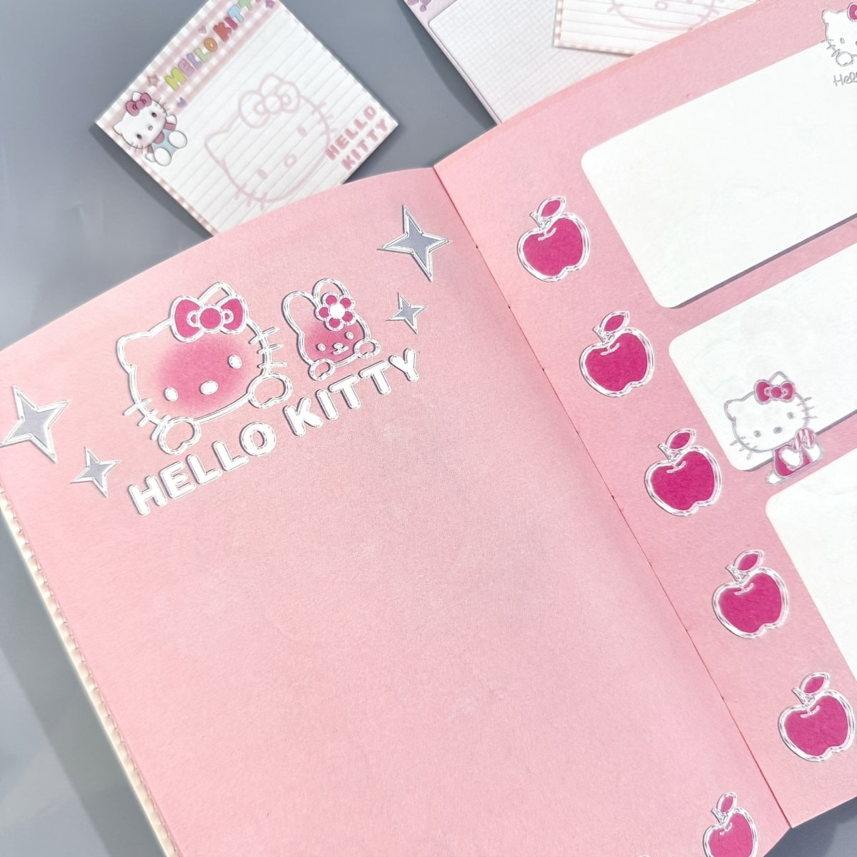 Pink Holographic Hello Kitty Notebook
