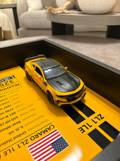 Chevrolet Camaro ZL1 1LE – 3D Diecast Wall Art Display - 32cm x 23cm