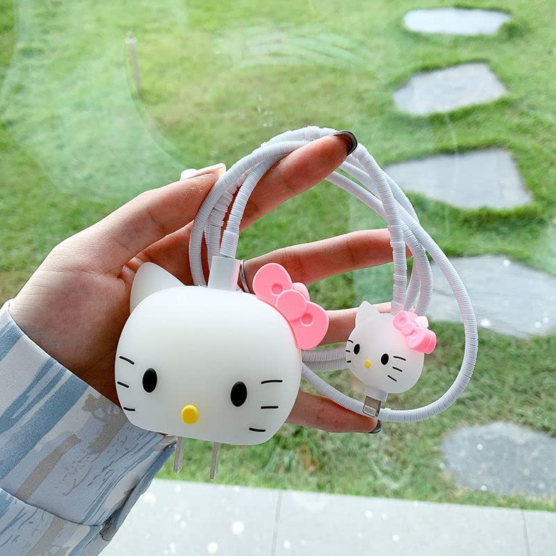 Hello kitty charger protector