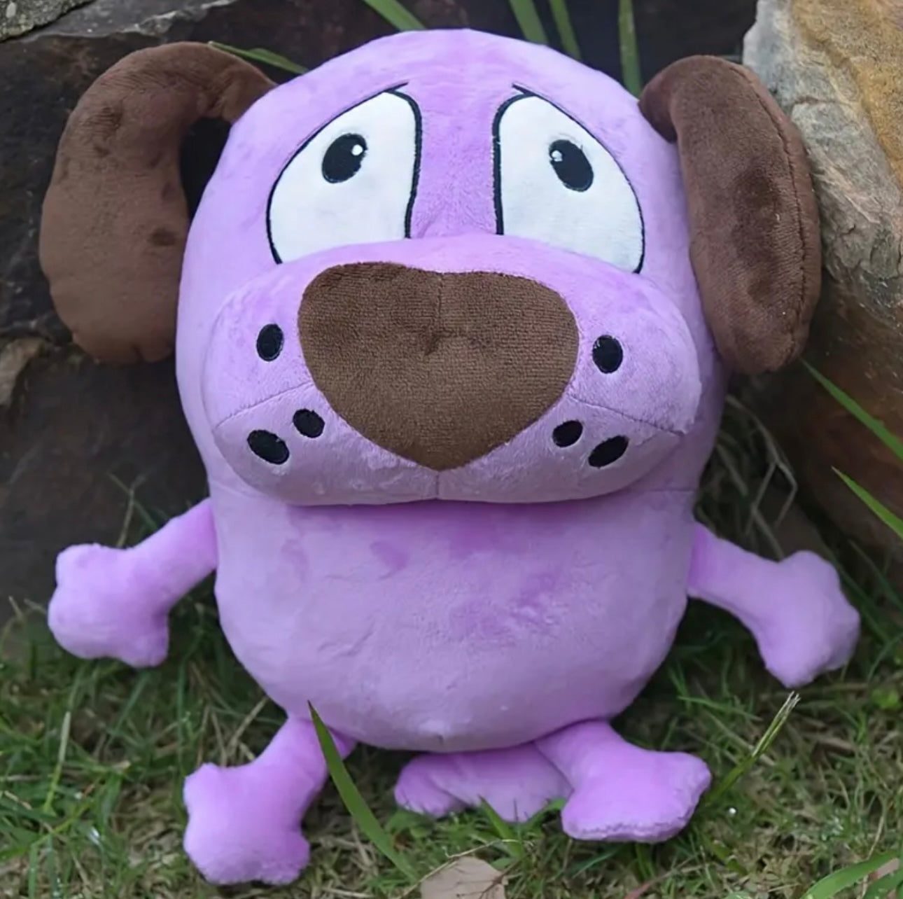 the Cowardly Dog plush