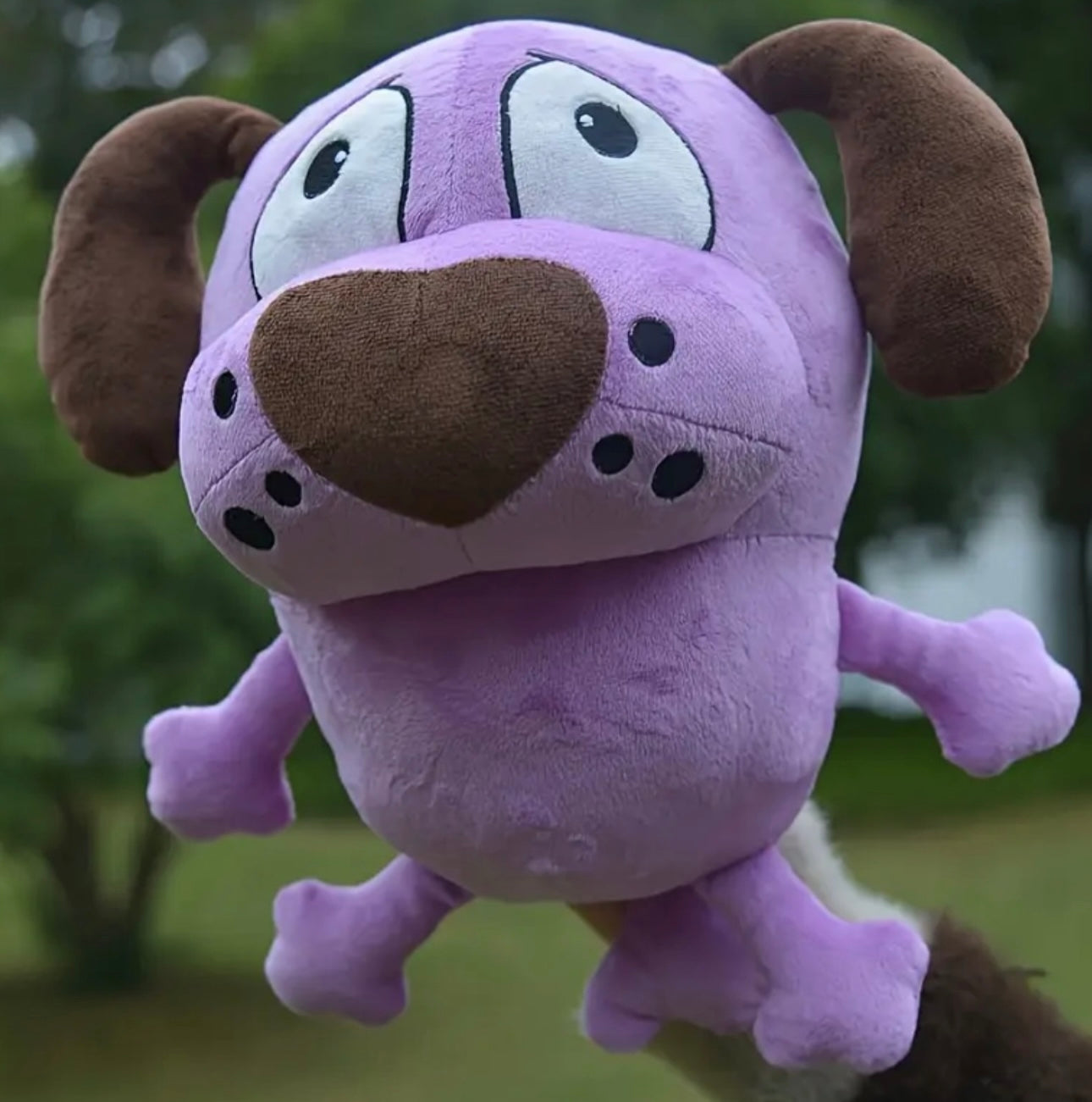 the Cowardly Dog plush