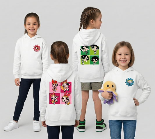 powerpuff gilds Hoodie - Kids Sizes