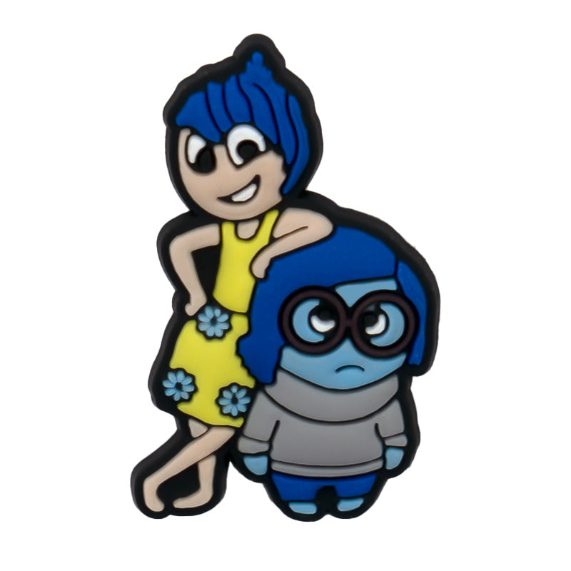 joy and sadness - inside out charm