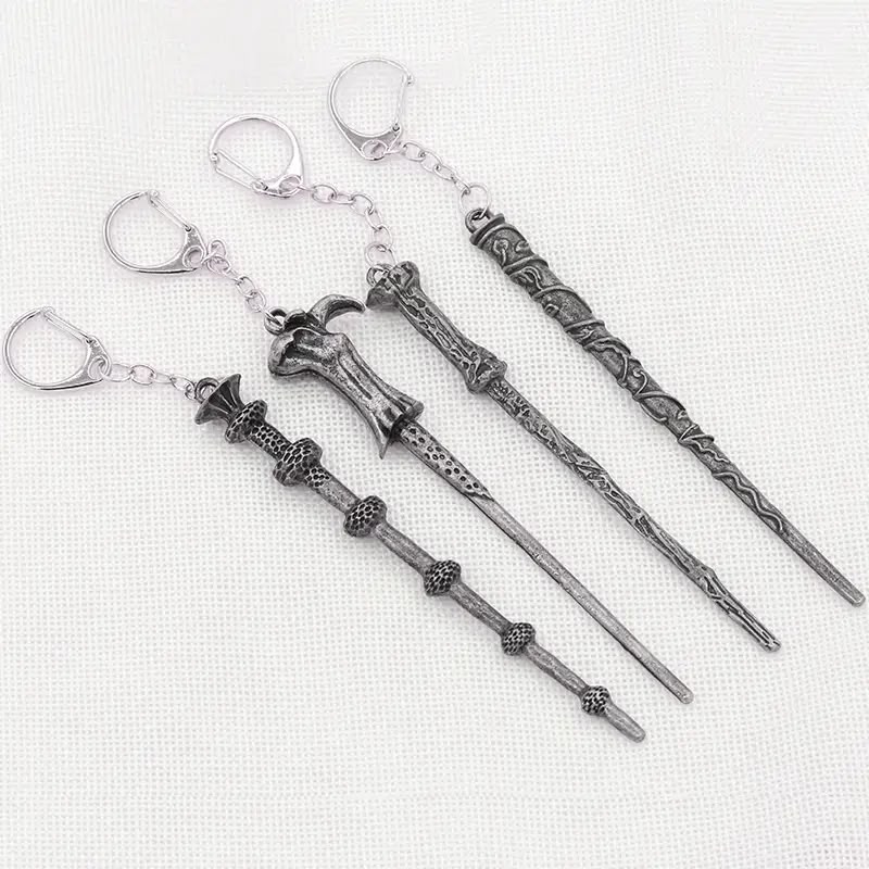 Harry Potter Magic Wand Metal Keychains