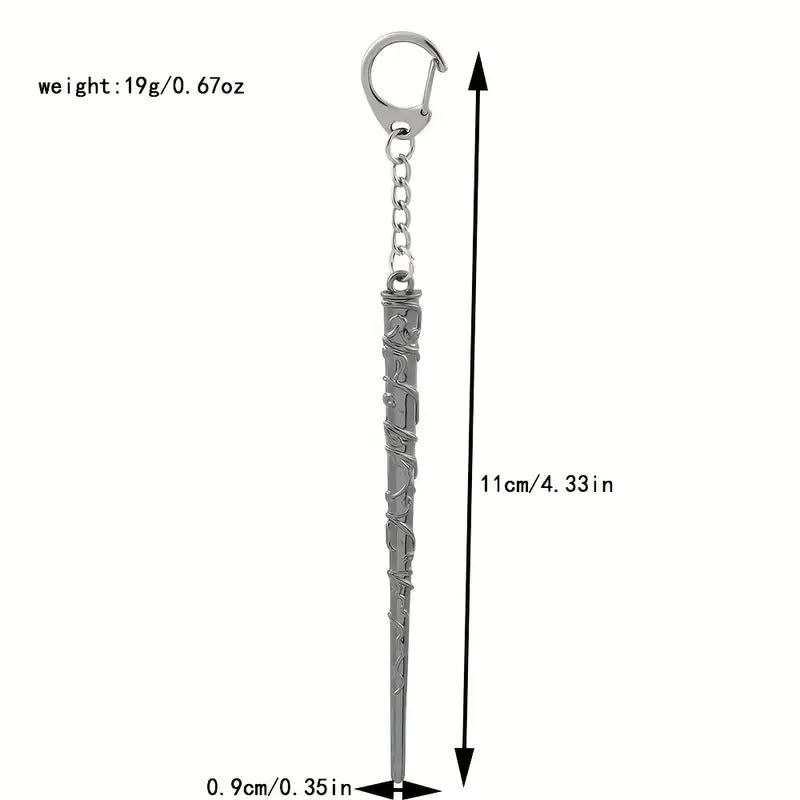Harry Potter Magic Wand Metal Keychains