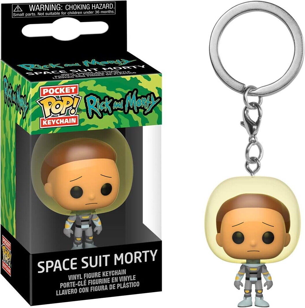 Space Suit Morty keychain