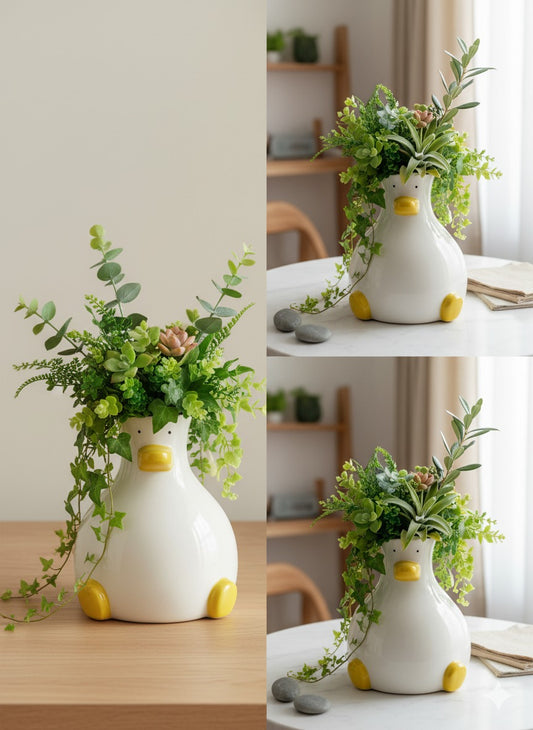 Duck vase