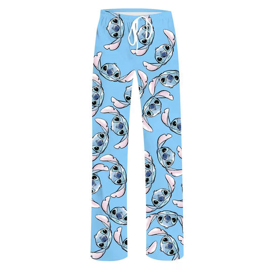 Stitch pajama pants (summer material)(خامة صيفية)