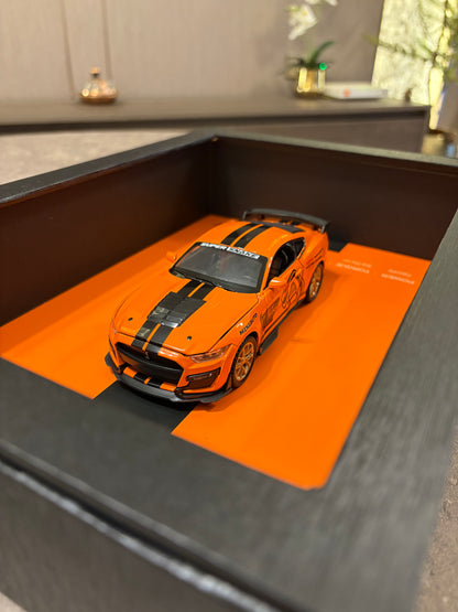 Mustang Shelby GT500 3D Shadow Box Wall Art (Orange) – 32cm x 23cm